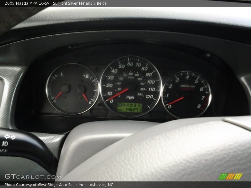 Sunlight Silver Metallic / Beige 2005 Mazda MPV LX-SV