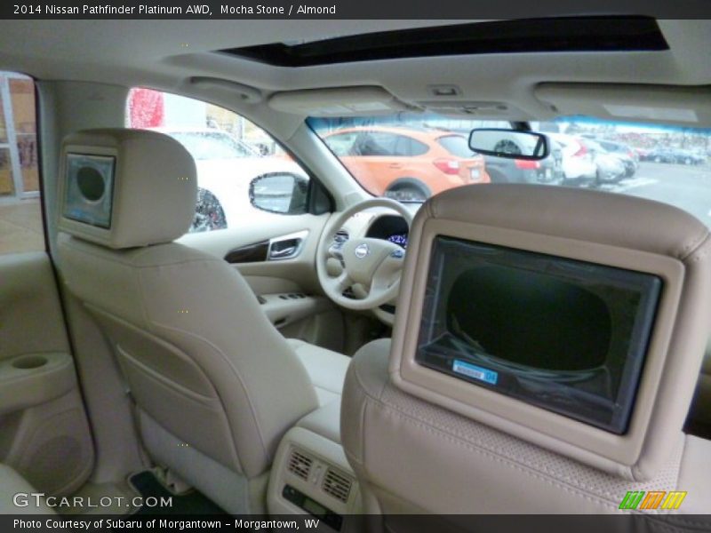 Mocha Stone / Almond 2014 Nissan Pathfinder Platinum AWD