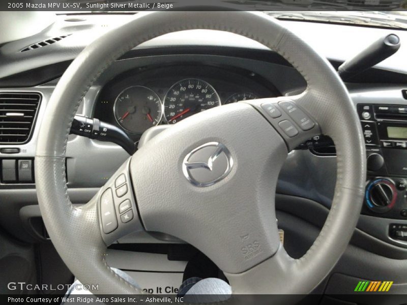 Sunlight Silver Metallic / Beige 2005 Mazda MPV LX-SV