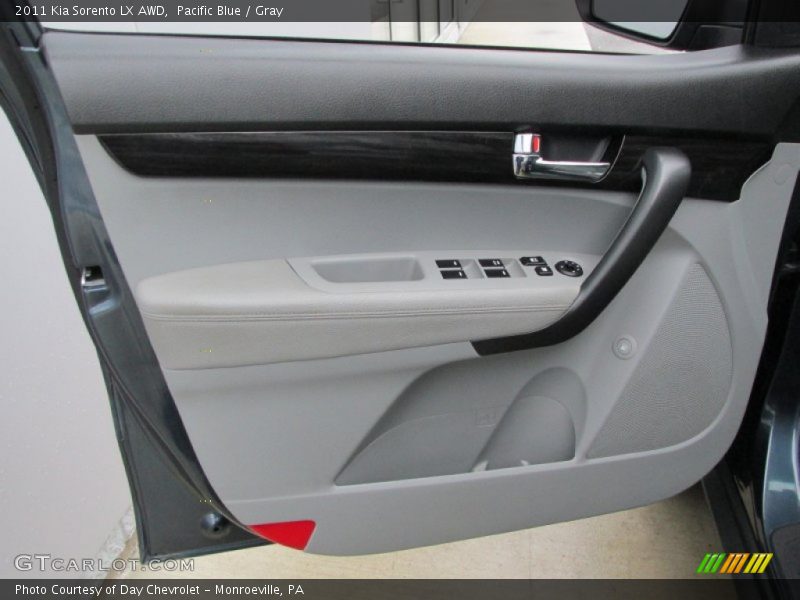 Pacific Blue / Gray 2011 Kia Sorento LX AWD