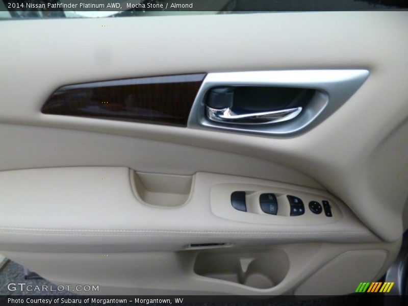 Mocha Stone / Almond 2014 Nissan Pathfinder Platinum AWD