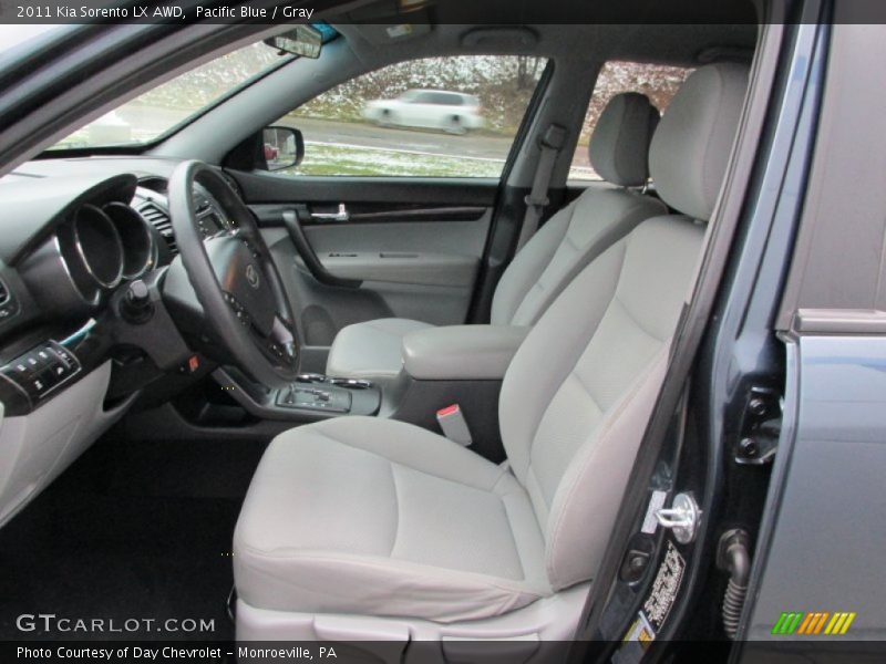 Pacific Blue / Gray 2011 Kia Sorento LX AWD