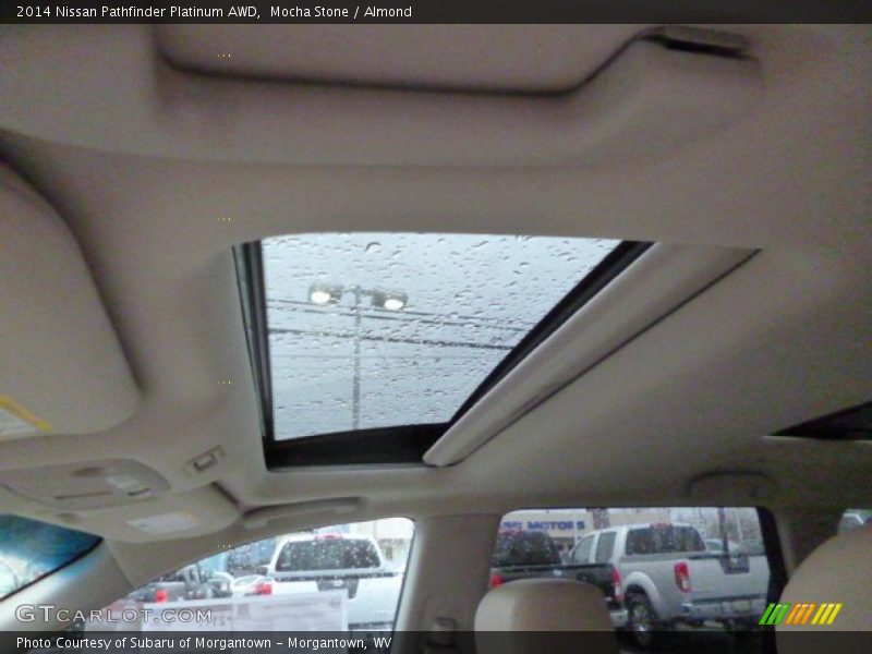 Mocha Stone / Almond 2014 Nissan Pathfinder Platinum AWD