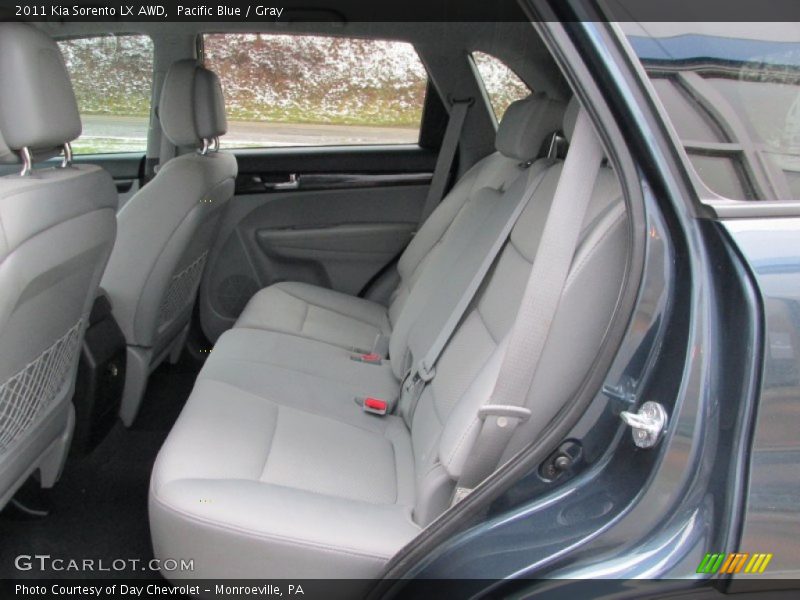 Pacific Blue / Gray 2011 Kia Sorento LX AWD
