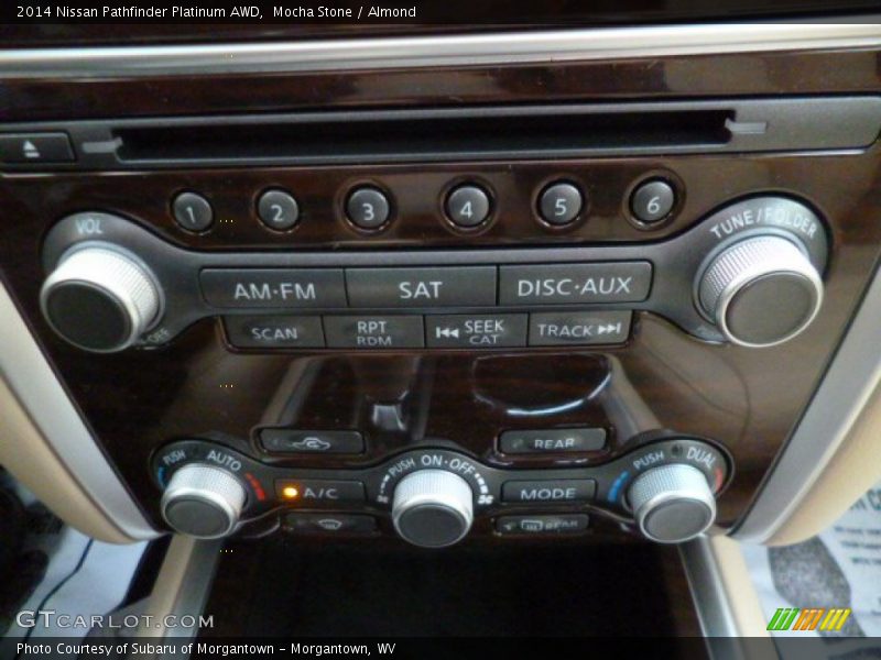 Mocha Stone / Almond 2014 Nissan Pathfinder Platinum AWD