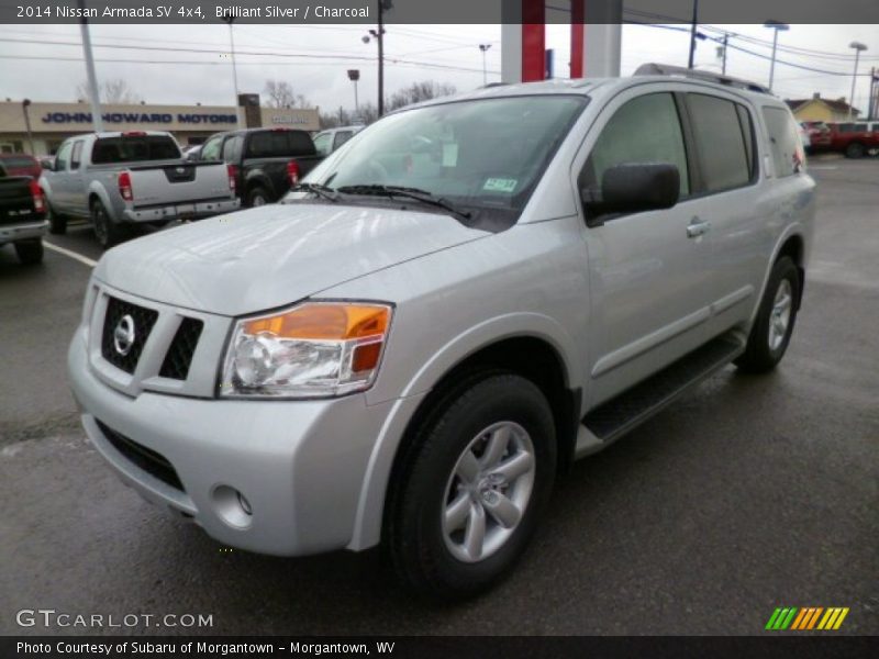 Brilliant Silver / Charcoal 2014 Nissan Armada SV 4x4