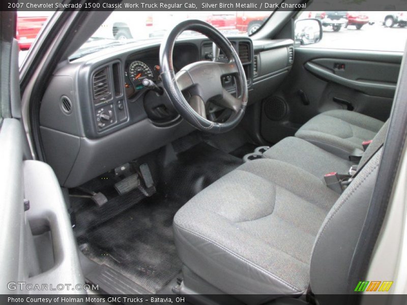 Silver Birch Metallic / Dark Charcoal 2007 Chevrolet Silverado 1500 Classic Work Truck Regular Cab