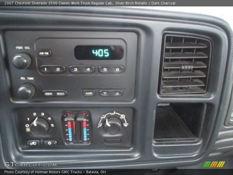 Silver Birch Metallic / Dark Charcoal 2007 Chevrolet Silverado 1500 Classic Work Truck Regular Cab