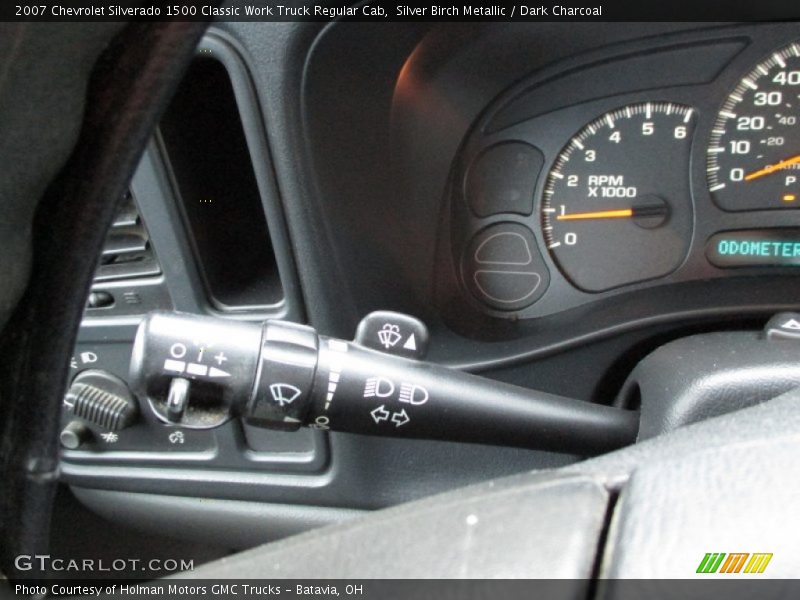 Silver Birch Metallic / Dark Charcoal 2007 Chevrolet Silverado 1500 Classic Work Truck Regular Cab