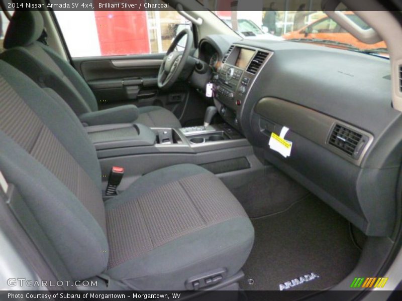 Brilliant Silver / Charcoal 2014 Nissan Armada SV 4x4