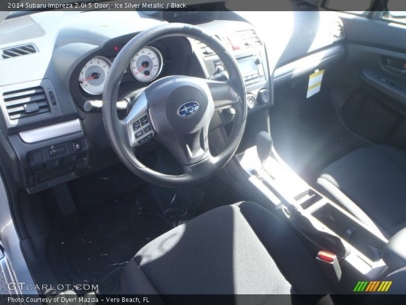 Ice Silver Metallic / Black 2014 Subaru Impreza 2.0i 5 Door
