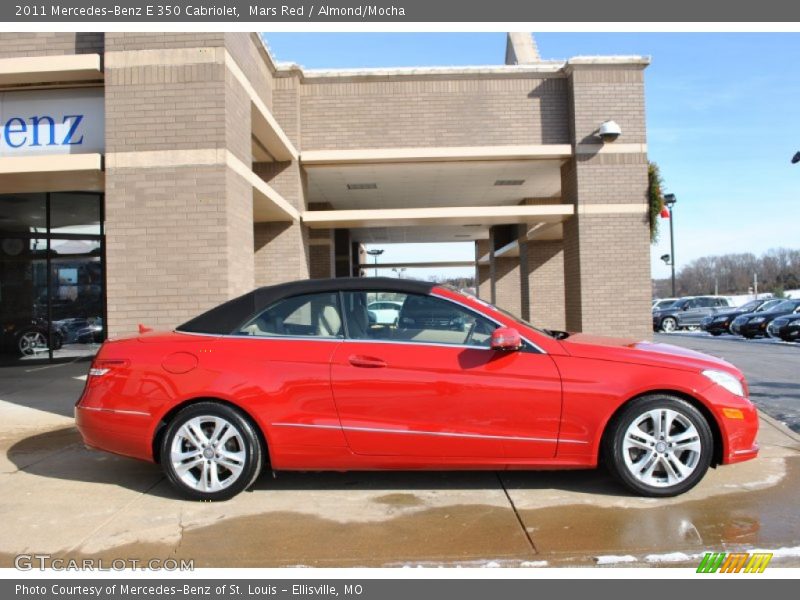 Mars Red / Almond/Mocha 2011 Mercedes-Benz E 350 Cabriolet