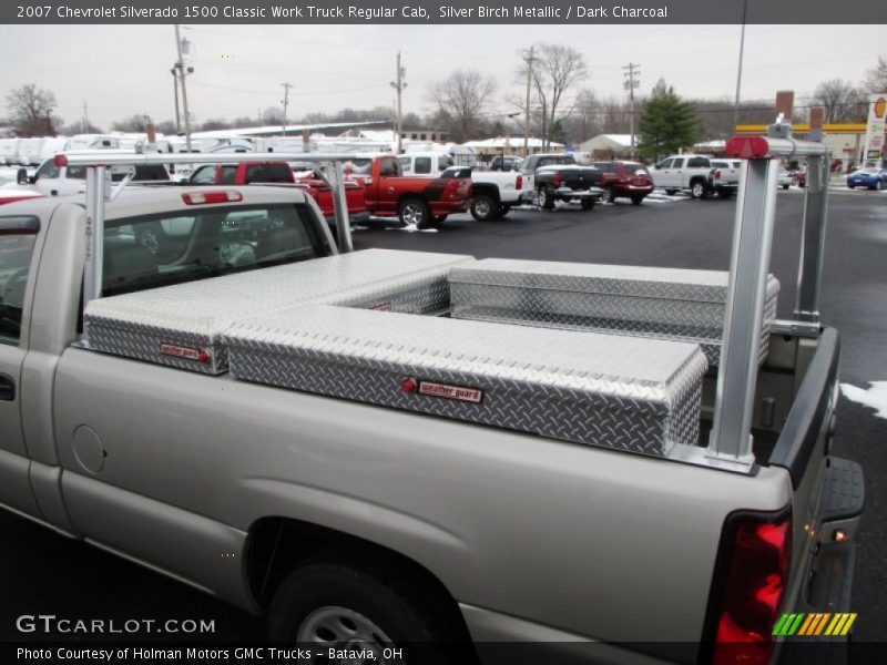 Silver Birch Metallic / Dark Charcoal 2007 Chevrolet Silverado 1500 Classic Work Truck Regular Cab