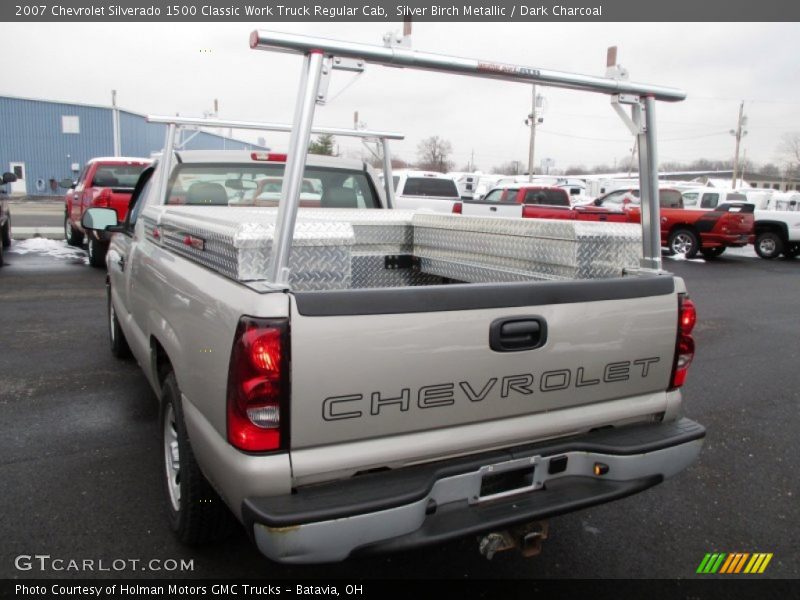 Silver Birch Metallic / Dark Charcoal 2007 Chevrolet Silverado 1500 Classic Work Truck Regular Cab