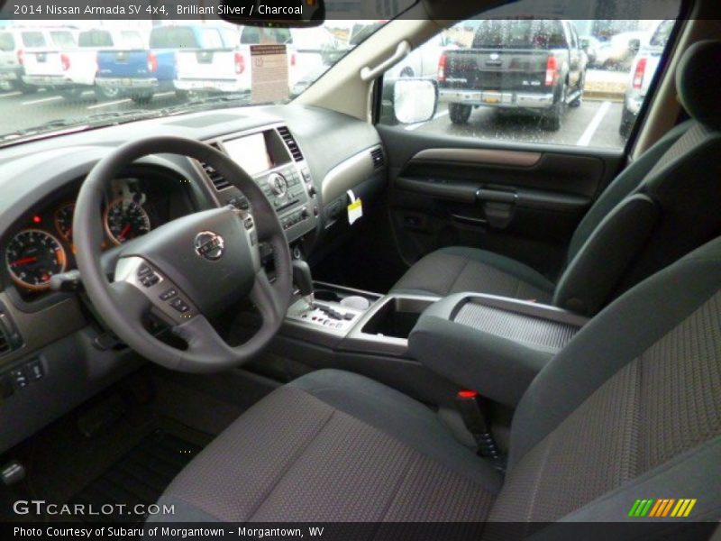 Brilliant Silver / Charcoal 2014 Nissan Armada SV 4x4