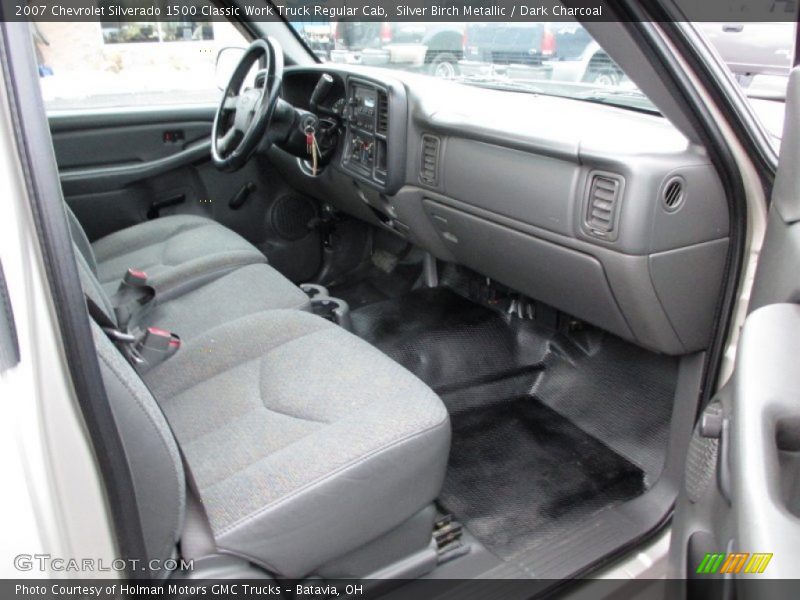 Silver Birch Metallic / Dark Charcoal 2007 Chevrolet Silverado 1500 Classic Work Truck Regular Cab