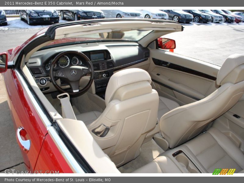 Mars Red / Almond/Mocha 2011 Mercedes-Benz E 350 Cabriolet