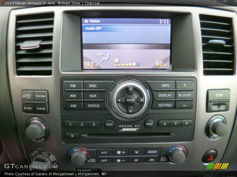 Brilliant Silver / Charcoal 2014 Nissan Armada SV 4x4