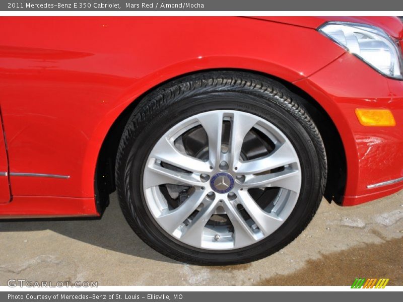 Mars Red / Almond/Mocha 2011 Mercedes-Benz E 350 Cabriolet