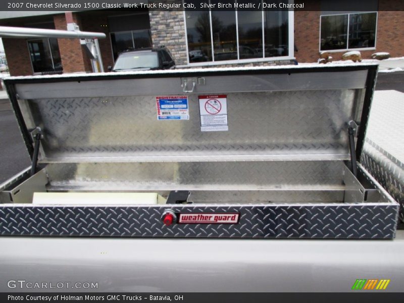 Silver Birch Metallic / Dark Charcoal 2007 Chevrolet Silverado 1500 Classic Work Truck Regular Cab
