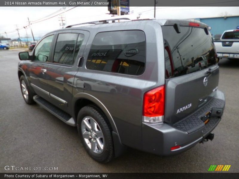 Gun Metallic / Charcoal 2014 Nissan Armada Platinum 4x4