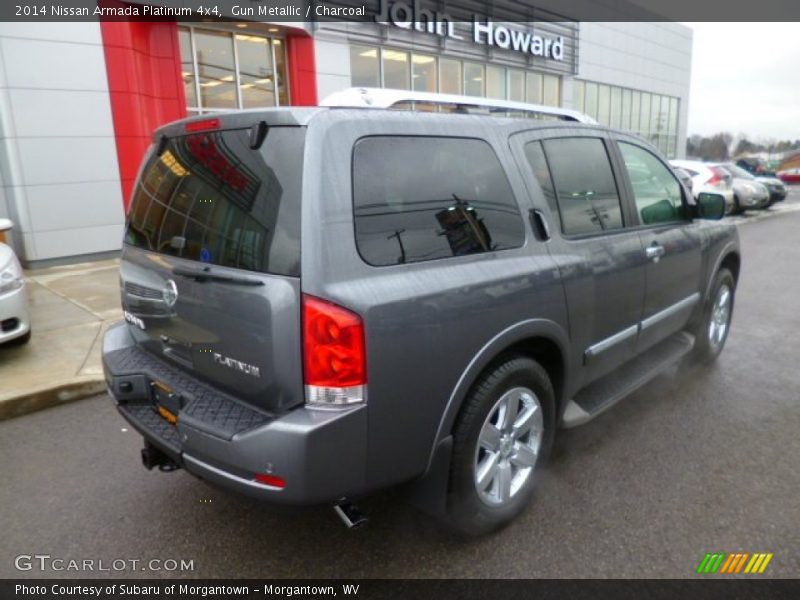 Gun Metallic / Charcoal 2014 Nissan Armada Platinum 4x4