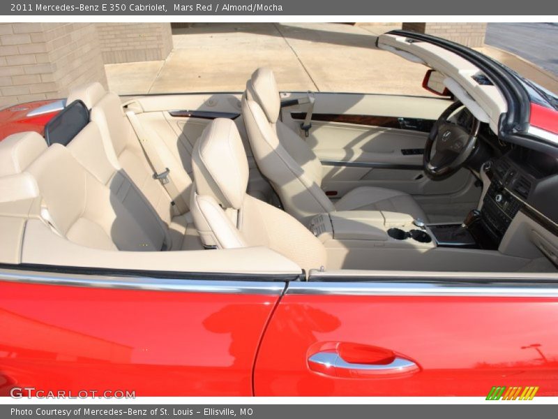 Mars Red / Almond/Mocha 2011 Mercedes-Benz E 350 Cabriolet