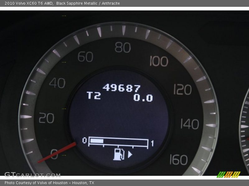 Black Sapphire Metallic / Anthracite 2010 Volvo XC60 T6 AWD