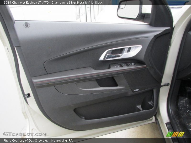 Champagne Silver Metallic / Jet Black 2014 Chevrolet Equinox LT AWD