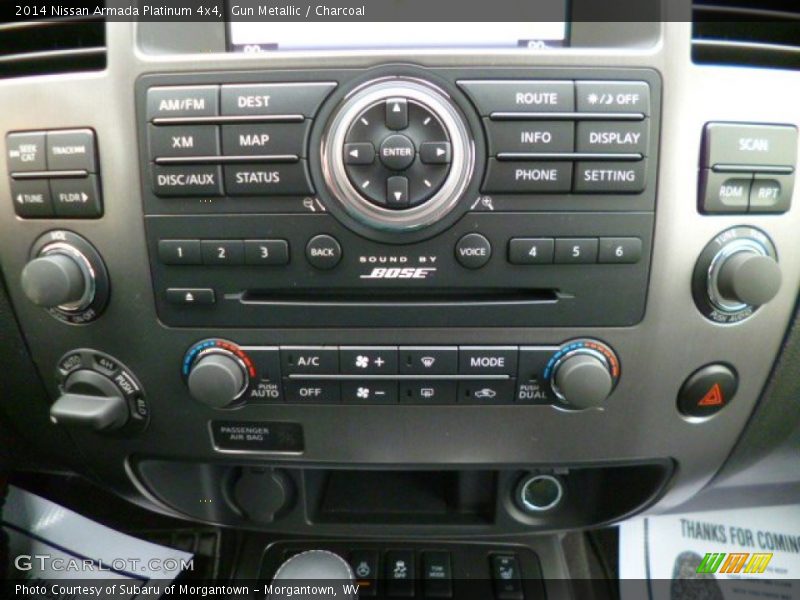 Gun Metallic / Charcoal 2014 Nissan Armada Platinum 4x4