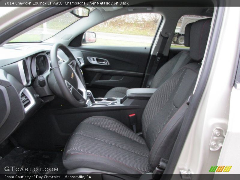Champagne Silver Metallic / Jet Black 2014 Chevrolet Equinox LT AWD
