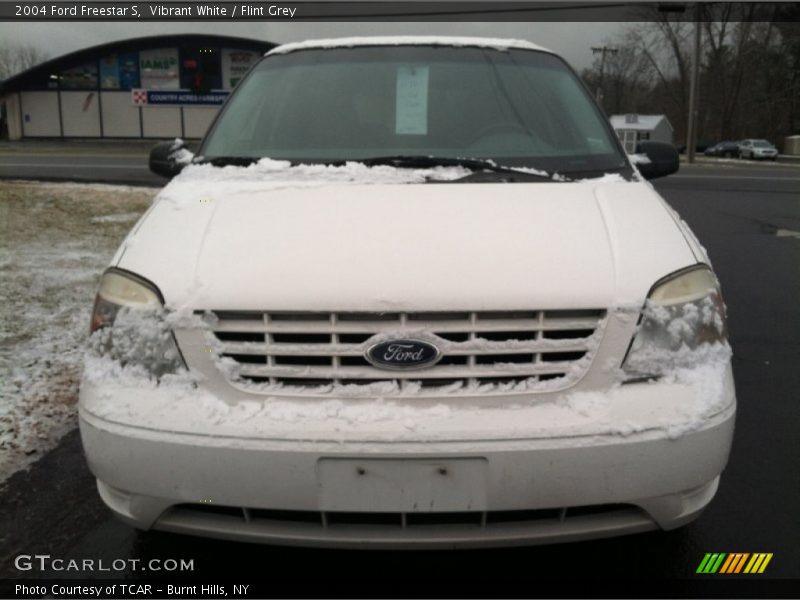 Vibrant White / Flint Grey 2004 Ford Freestar S