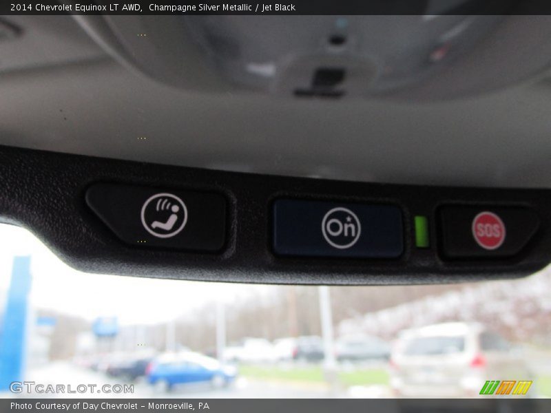 Champagne Silver Metallic / Jet Black 2014 Chevrolet Equinox LT AWD