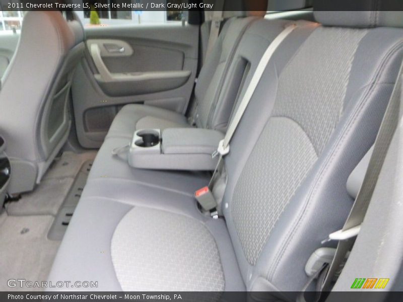 Silver Ice Metallic / Dark Gray/Light Gray 2011 Chevrolet Traverse LS
