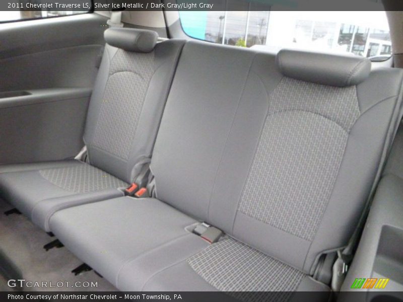 Silver Ice Metallic / Dark Gray/Light Gray 2011 Chevrolet Traverse LS