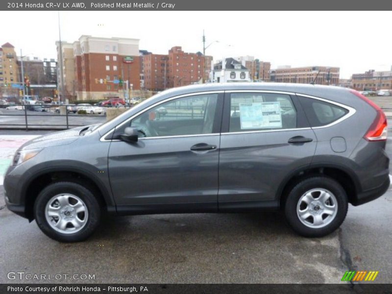 Polished Metal Metallic / Gray 2014 Honda CR-V LX AWD