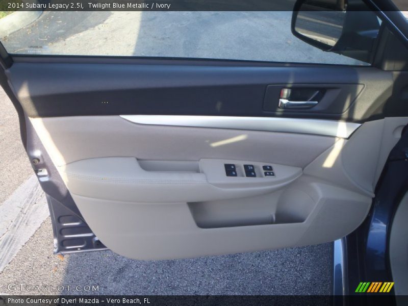 Twilight Blue Metallic / Ivory 2014 Subaru Legacy 2.5i