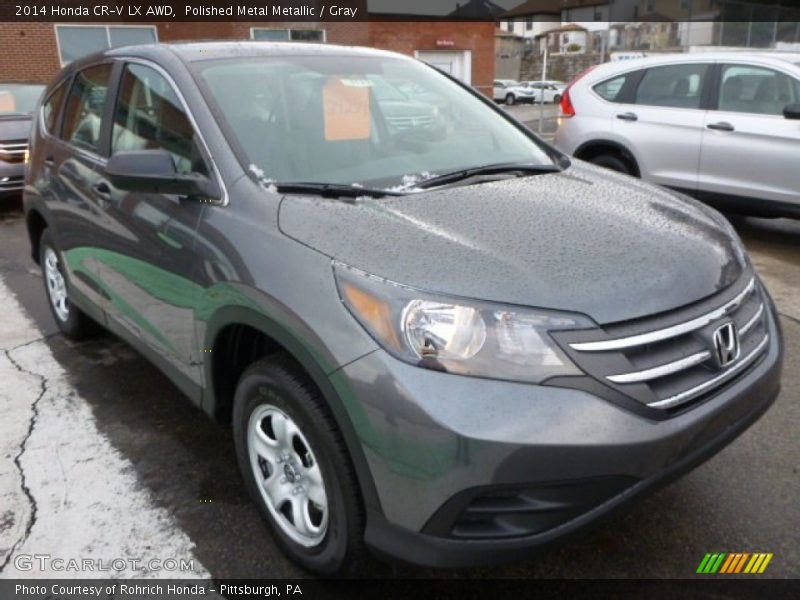 Polished Metal Metallic / Gray 2014 Honda CR-V LX AWD