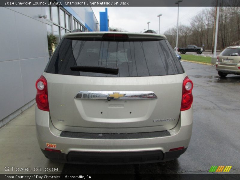 Champagne Silver Metallic / Jet Black 2014 Chevrolet Equinox LT AWD