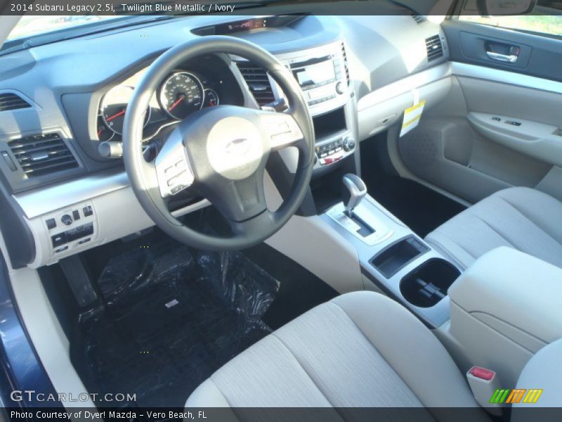 Twilight Blue Metallic / Ivory 2014 Subaru Legacy 2.5i
