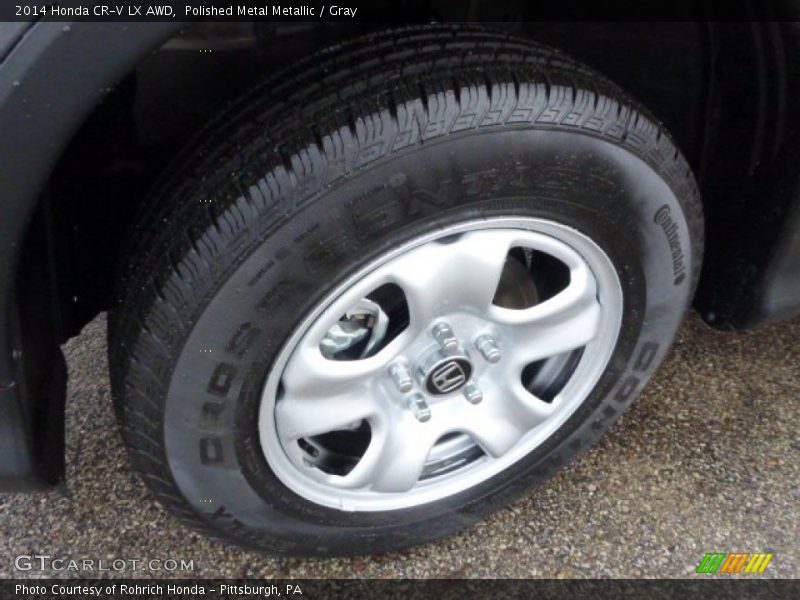 Polished Metal Metallic / Gray 2014 Honda CR-V LX AWD