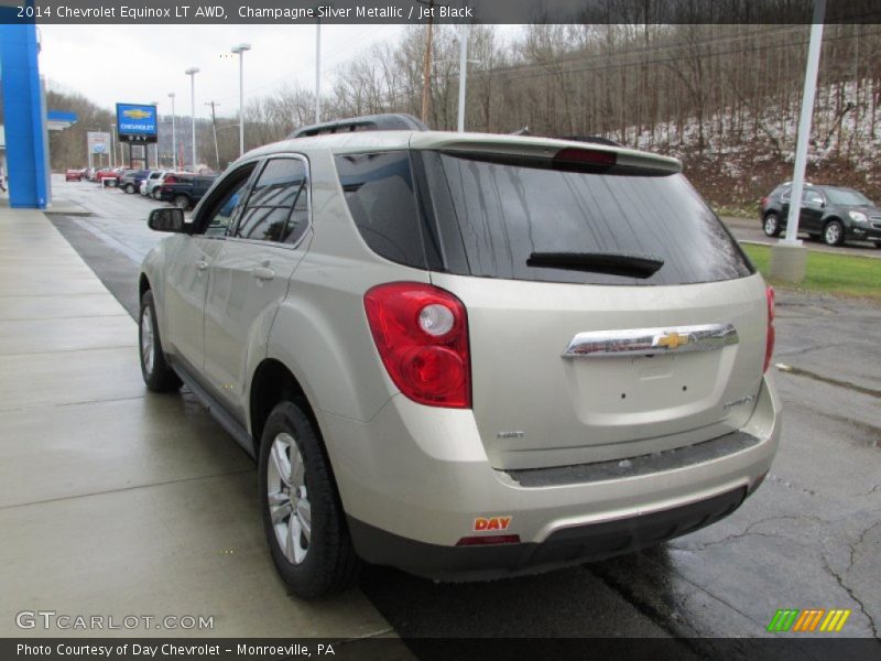 Champagne Silver Metallic / Jet Black 2014 Chevrolet Equinox LT AWD