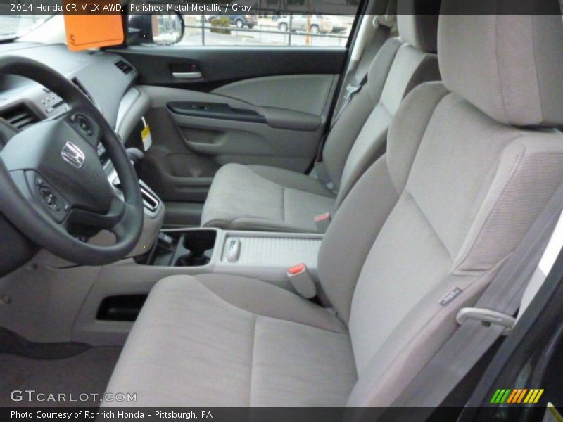 Polished Metal Metallic / Gray 2014 Honda CR-V LX AWD