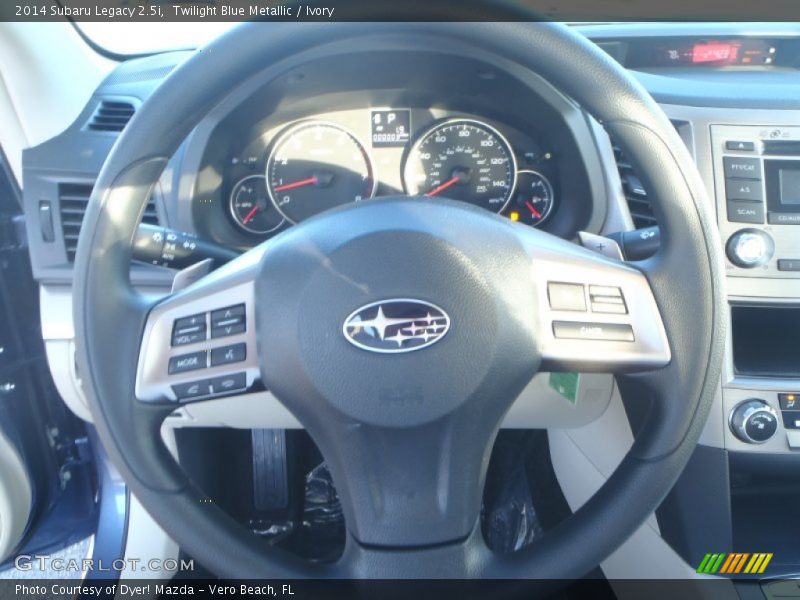 Twilight Blue Metallic / Ivory 2014 Subaru Legacy 2.5i