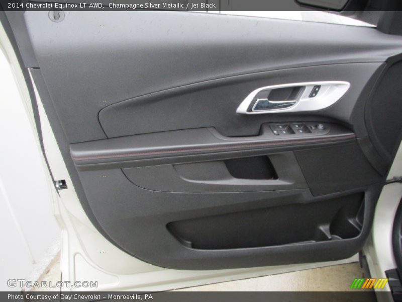 Champagne Silver Metallic / Jet Black 2014 Chevrolet Equinox LT AWD