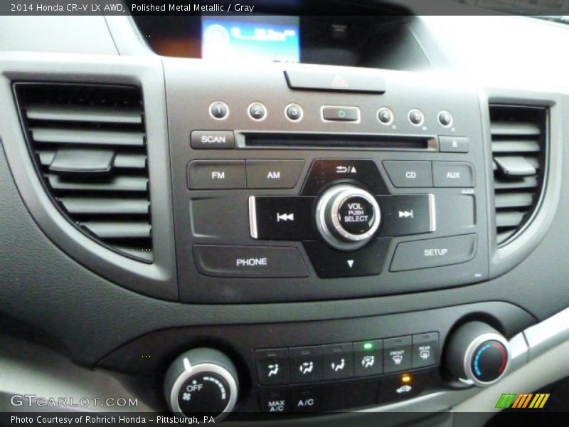 Polished Metal Metallic / Gray 2014 Honda CR-V LX AWD