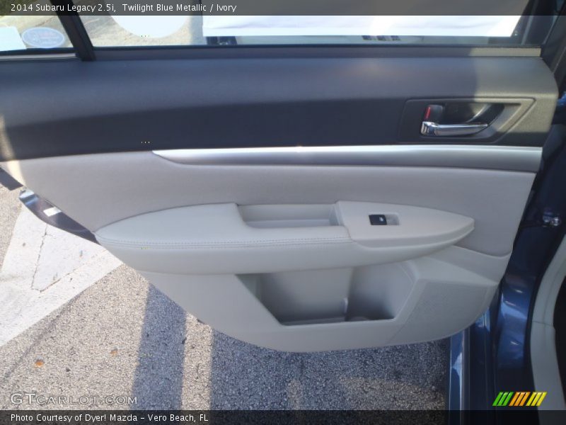 Twilight Blue Metallic / Ivory 2014 Subaru Legacy 2.5i