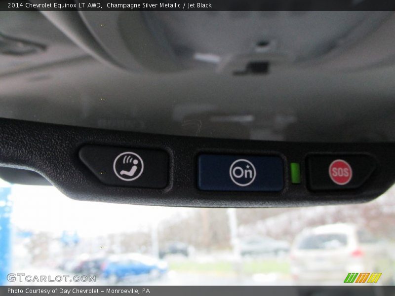 Champagne Silver Metallic / Jet Black 2014 Chevrolet Equinox LT AWD