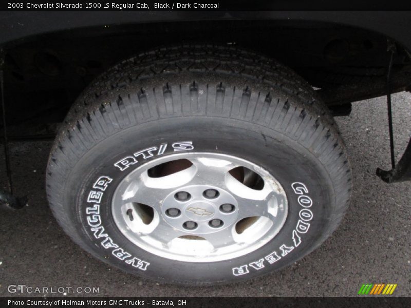 Black / Dark Charcoal 2003 Chevrolet Silverado 1500 LS Regular Cab