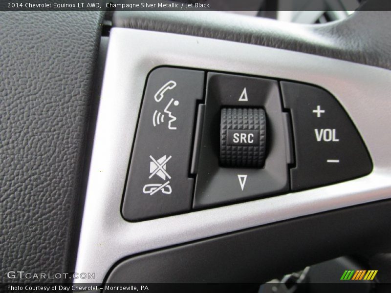 Champagne Silver Metallic / Jet Black 2014 Chevrolet Equinox LT AWD
